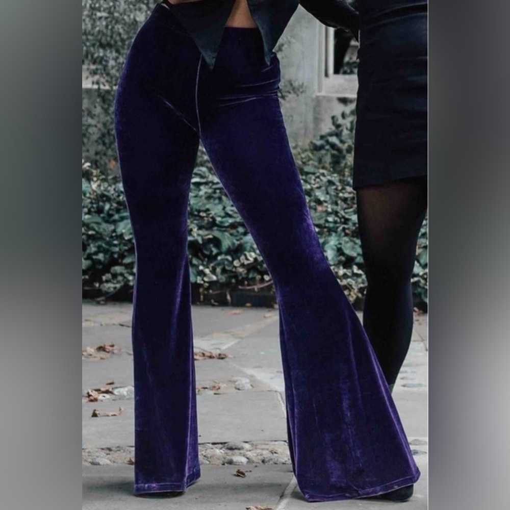 Killstar Moondance Plum Bell Bottoms